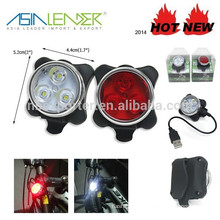 Hot sale 3 SMD usb bike light